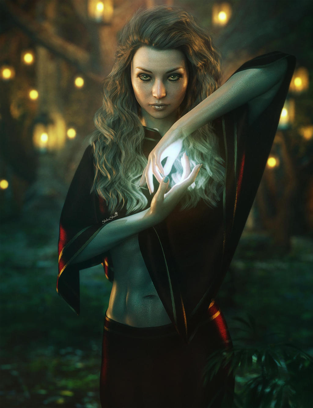 magic woman art daz studio iray by daz3d iray lighting