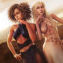 Missandei + Daenerys, Desert Beauties, Fantasy Art