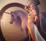 Unicorn Princess, Fantasy Woman Art, Daz Studio by shibashake