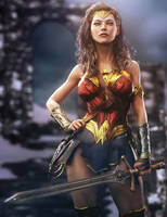 Wonder Woman Pin-Up, Fantasy DC Fan-Art