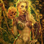 I Like Skulls, Blonde Gothic Woman Fantasy Art
