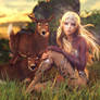 Little Deer, Fantasy Elf Woman Art, Daz Studio