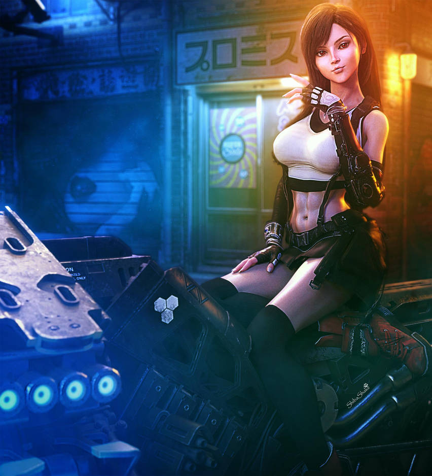Tifa Lockhart Final Fantasy 7 Fan Art Daz Studio By Shibashake On tifa-lockhart-final-fantasy-7-fan-art-daz-studio-by-shibashake-on