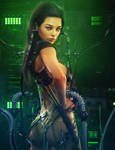 Upgrade, SciFi Fantasy Cyber Woman Art, Daz Studio