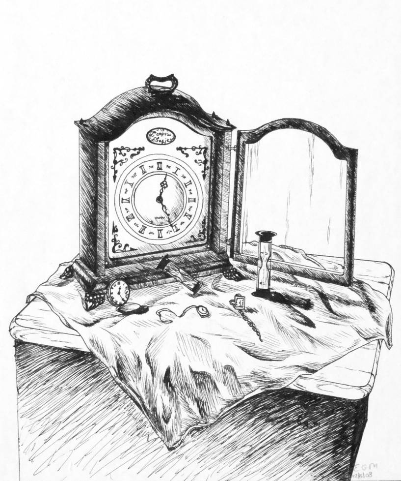 Clocks in Ink by Paintsmudger on DeviantArt