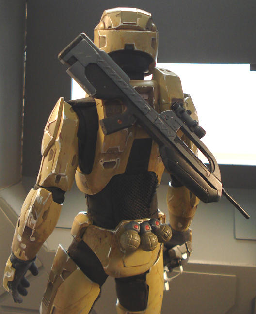 Halo master chief back view by redner on DeviantArt