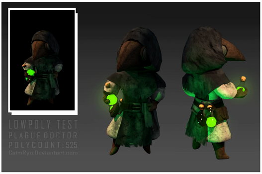 Low Poly - Plague Doctor