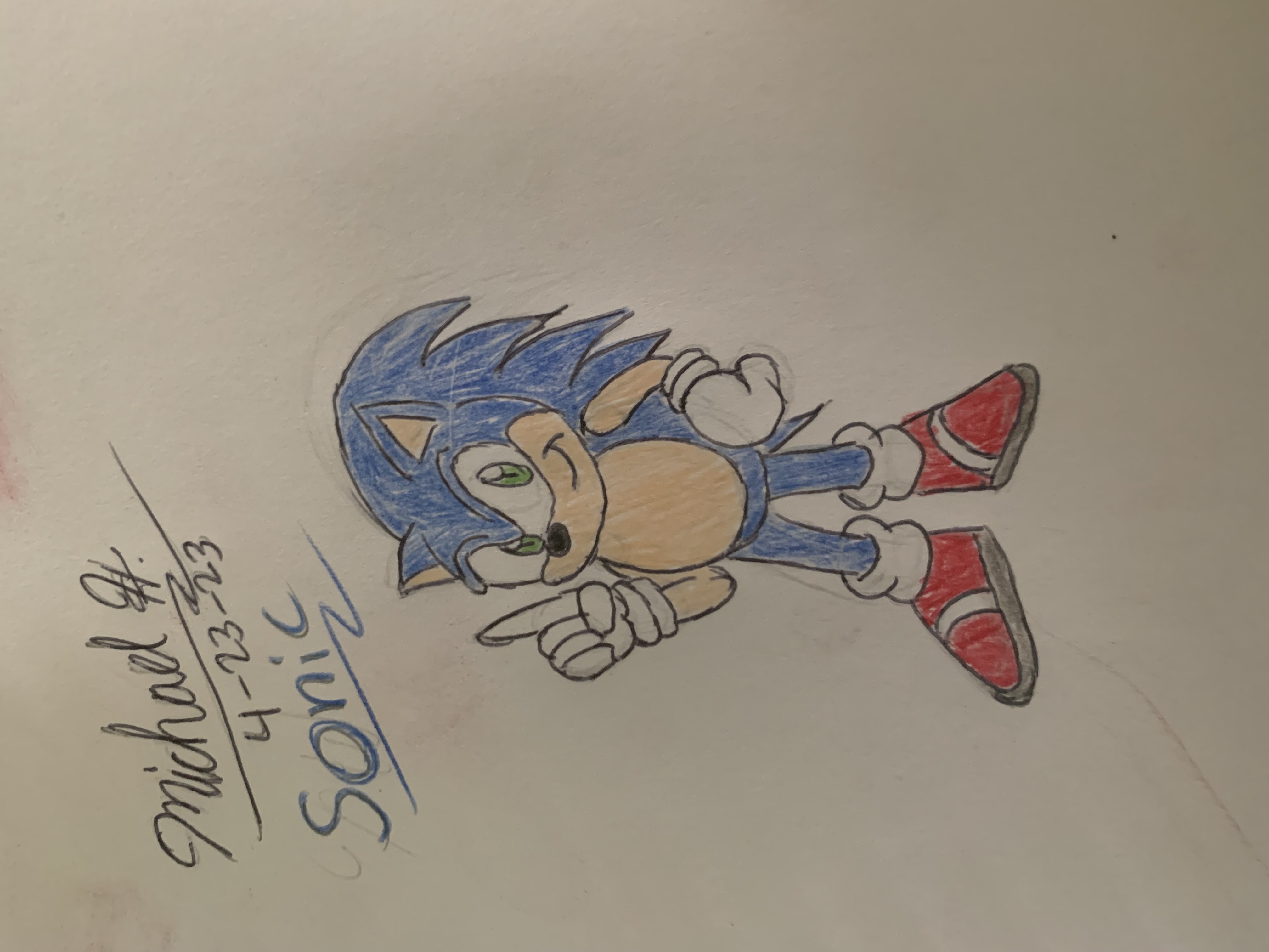 Sonic the Hedgehog fanart, deviantart., Stable Diffusion