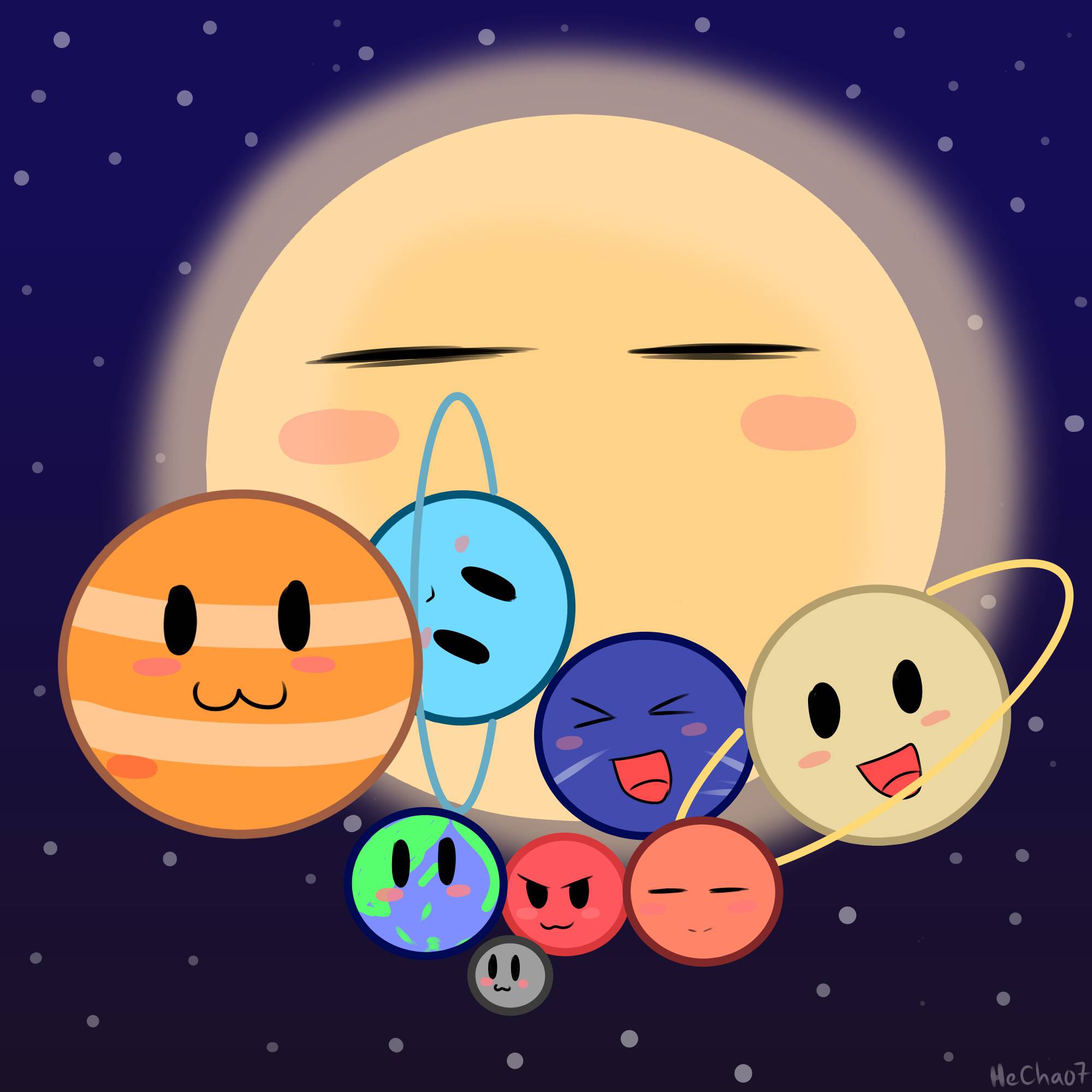 Solar System by HeroChaos on DeviantArt