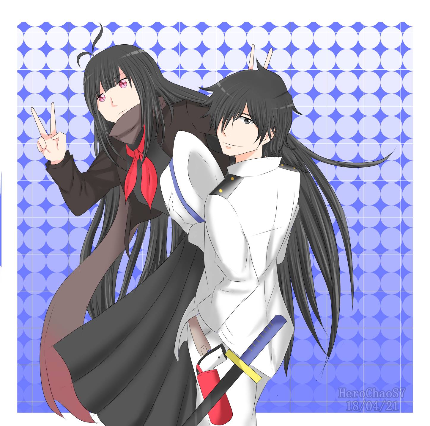 Ryouma and Oryou by HeroChaos on DeviantArt