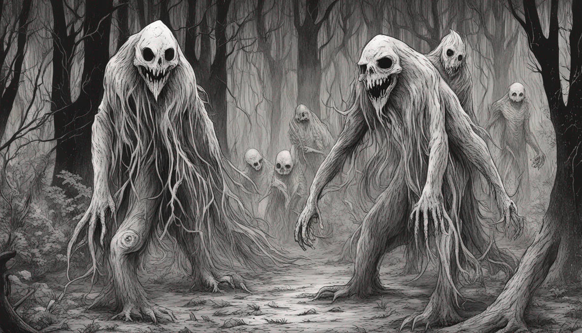 Forest Rabbit Cryptid The creepy cryptids come from the dark forest. by WhateverIseenow on ...
