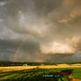 summer evening rainstorm