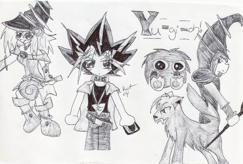 Chibi Yami Yugi+Duel Monsters