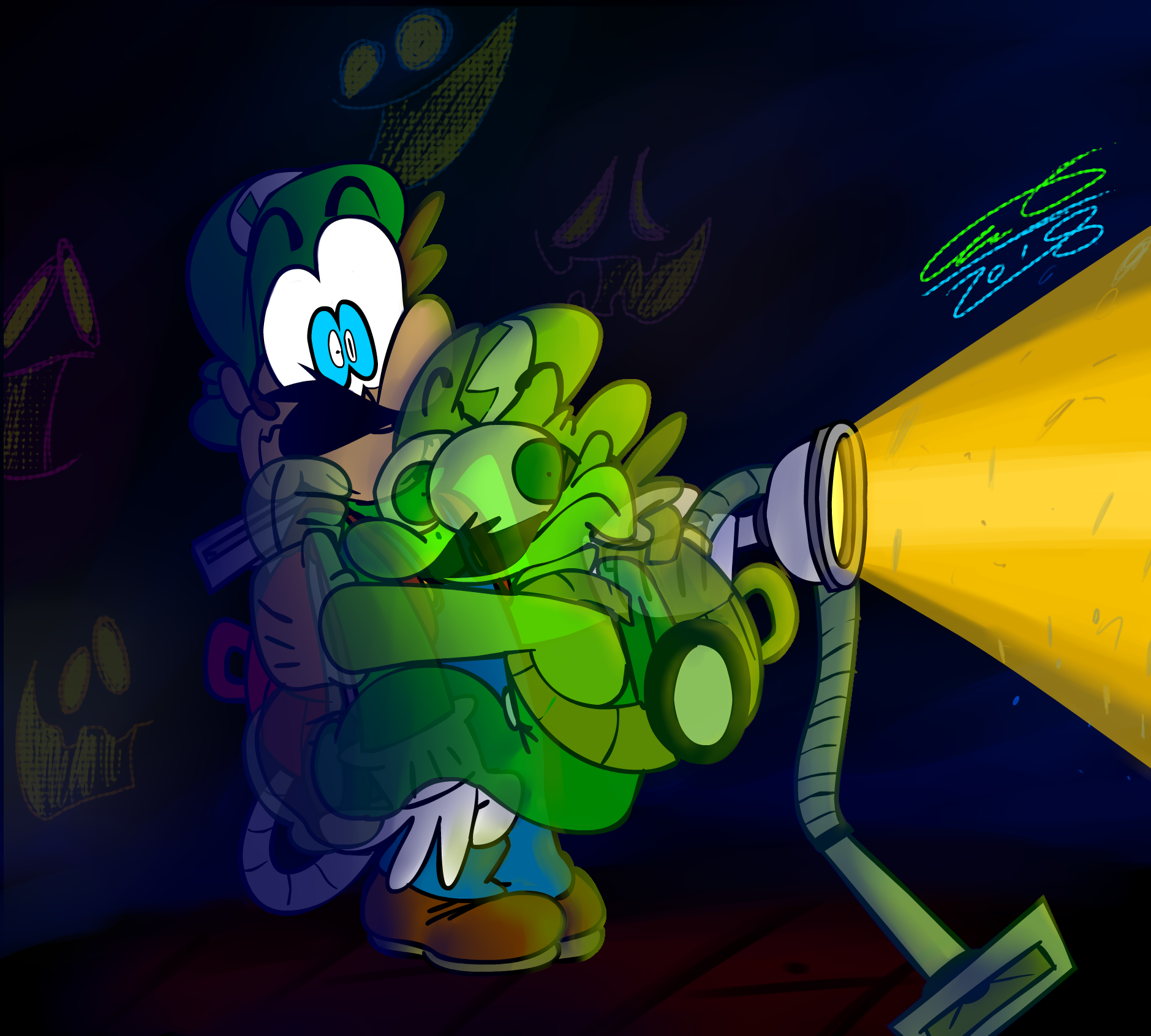 Luigi's Mansion by TanookiDX on DeviantArt