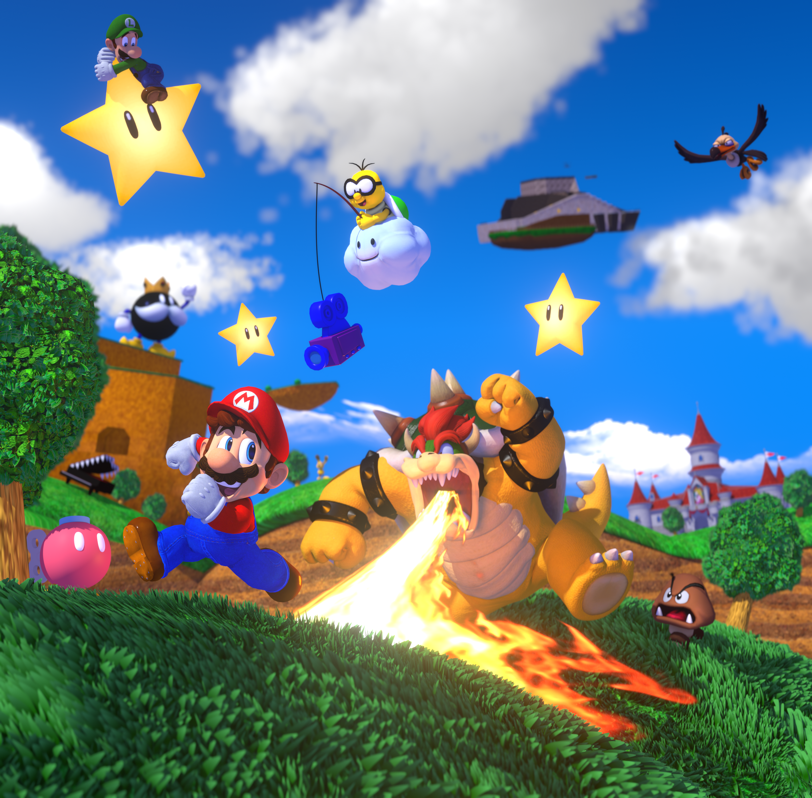 Super Mario 64 by TanookiDX on DeviantArt