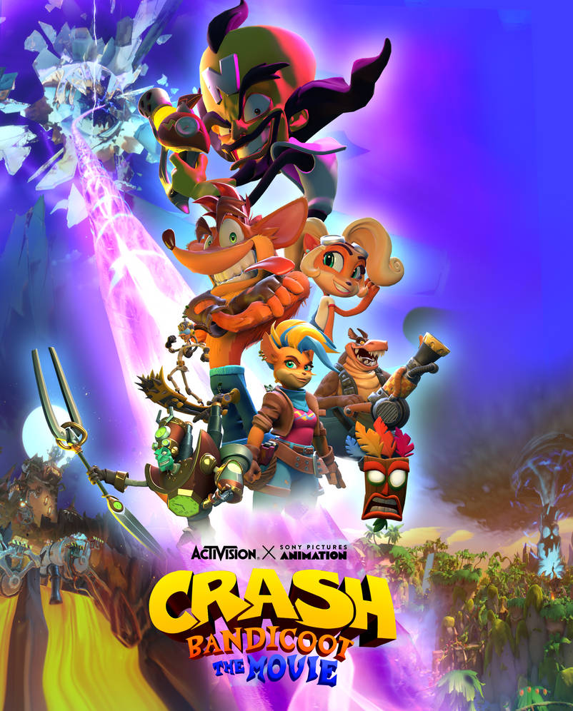 The Crash Bandicoot Movie (fanmade poster) by TanookiDX on DeviantArt