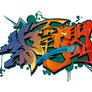 JAPANESE KANJI GRAFFITI SHIDENISSEN