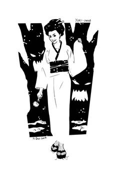 043 Inktober 2019 Yuki-Onna