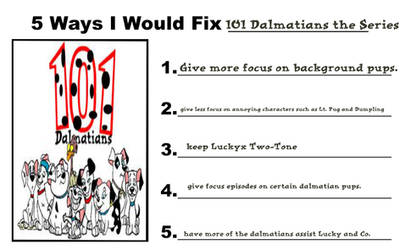 5 ways I would fix 101 Dalmatians the series