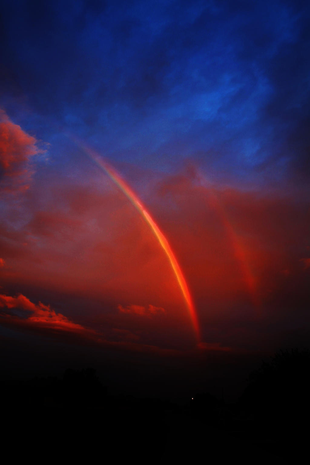 'Double Rainbow at Dusk'