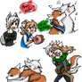 Wolfies and huskies - doodle dump