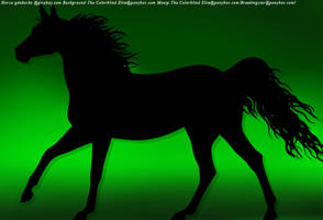 Pixel Horse Green