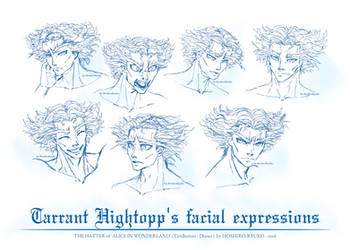 Tarrant Hightopp's Facial Expressions