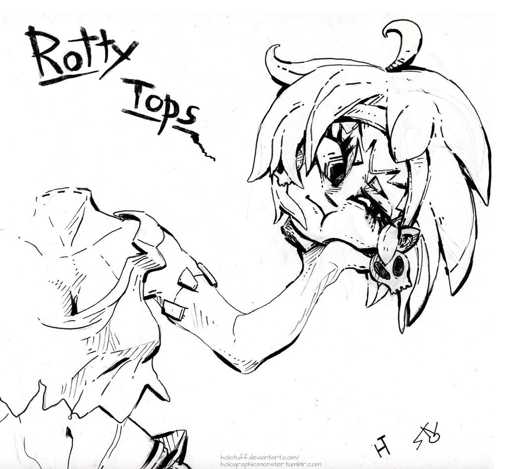 Inktober: Rottytops Rocks It Sort of