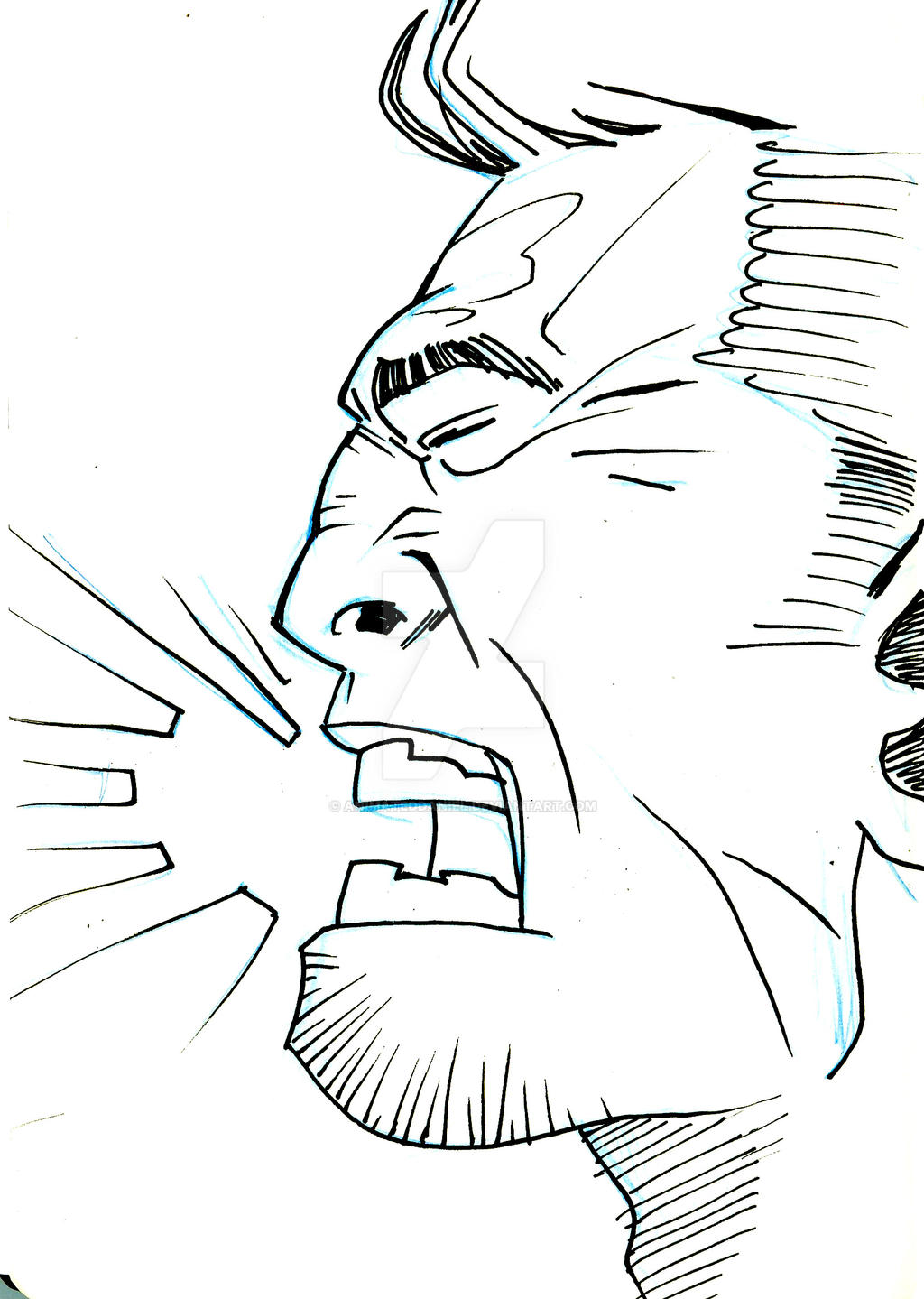 Shouting Effect Animation Shouting-Face by AnimatedDaniel on DeviantArt