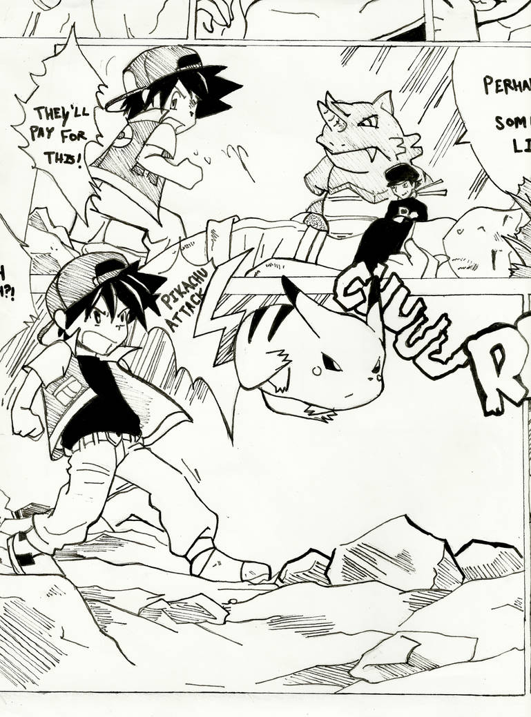 Pokemon Manga Panel by SasukeHarunoUchiha on DeviantArt