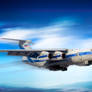 Il-76 taking off