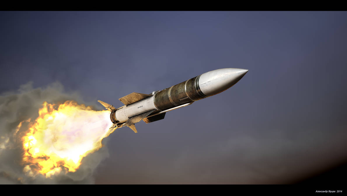 R-37 (AA-13 Arrow) engine start by RenderDock