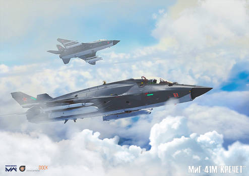 MiG-41M Fulmar-E over skies