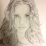 A2 Portrait Sketch - Scarlett Johansson (Complete)