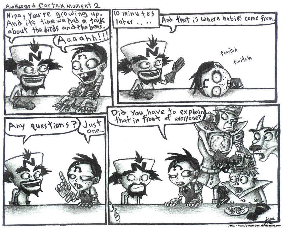 Awkward Cortex Moment 2 by JenL on DeviantArt