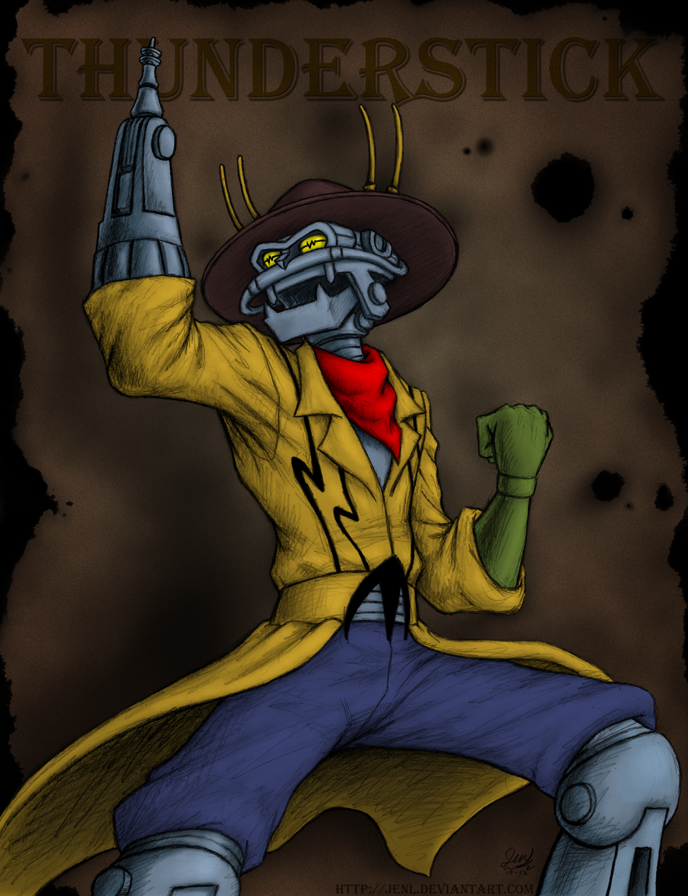 Thunderstick the Outlaw Robot - Bravestarr by JenL on DeviantArt