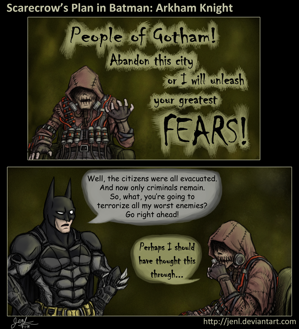 Scarecrow's Plan in Batman: Arkham Knight