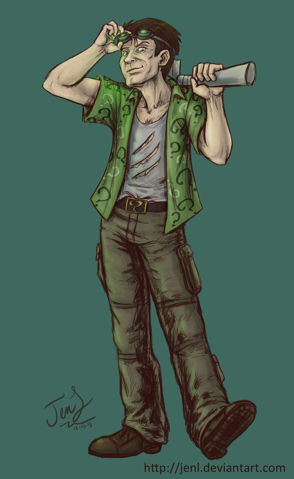 Riddler Arkham Knight By JenL On DeviantArt riddler-arkham-knight-by-jenl-on-deviantart