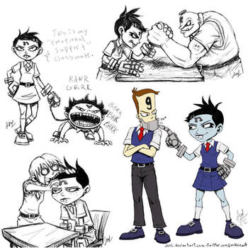 Nina Cortex And Her Academy Classmates