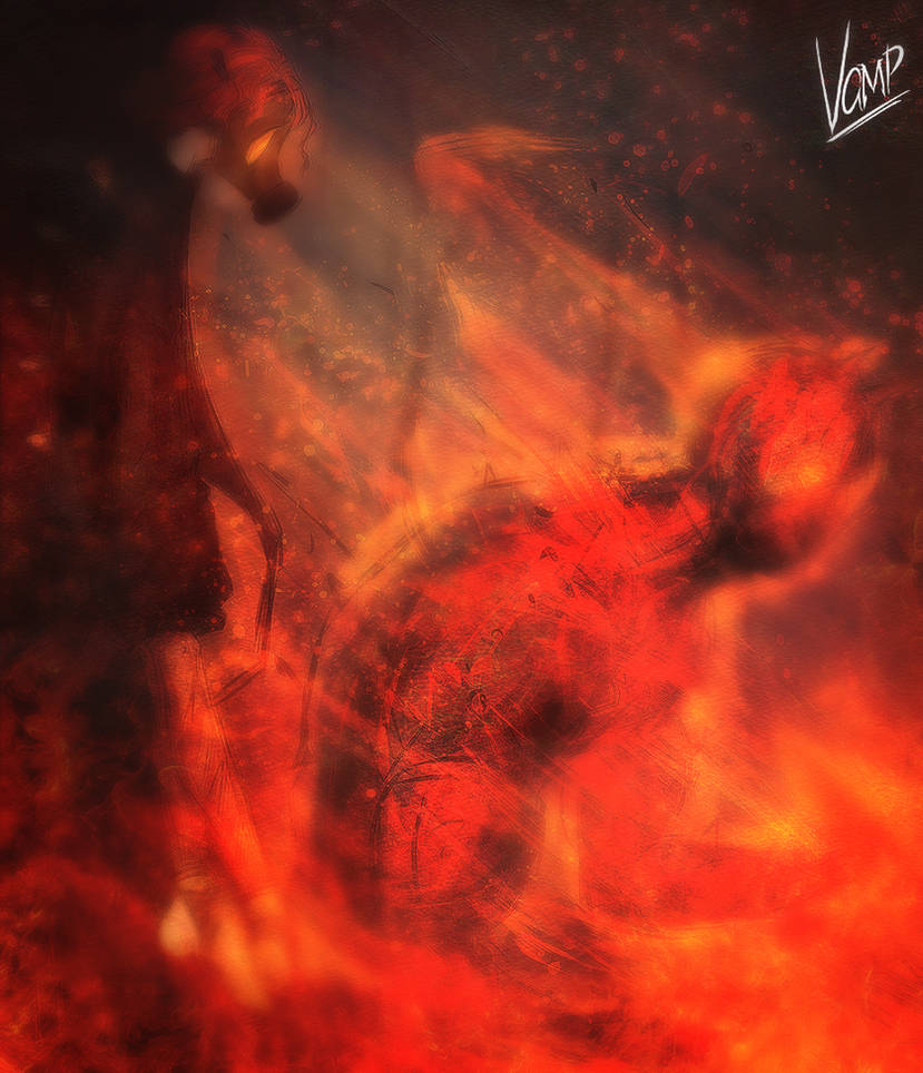 Fire Ghost by DomesticVamp on DeviantArt