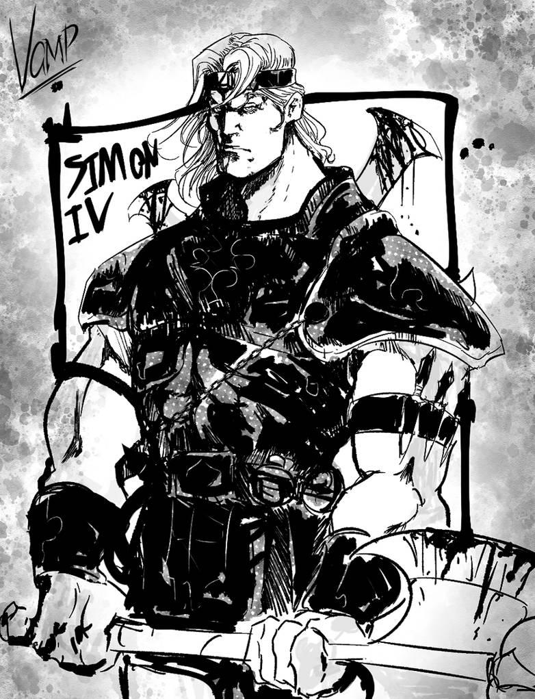 Simon Belmont IV by DomesticVamp on DeviantArt