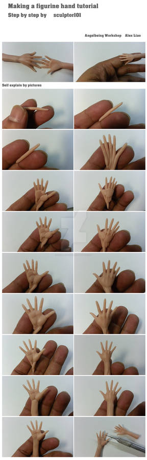 Making a figurine hand tutorial part I