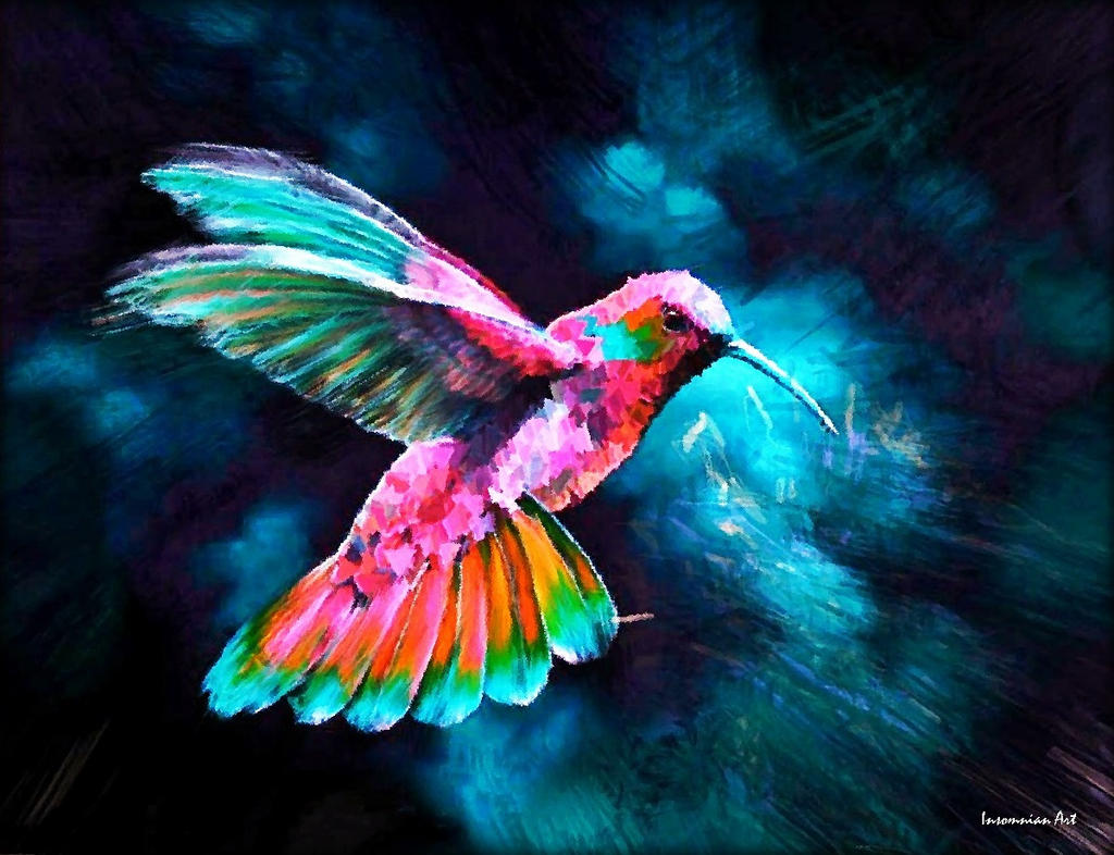 Flying Hummingbird