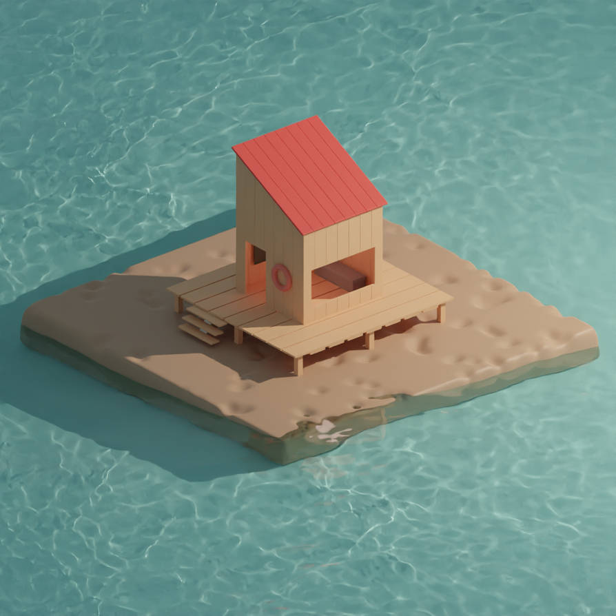 Sea Shack Renders Sea shack by eucliwood012 on DeviantArt