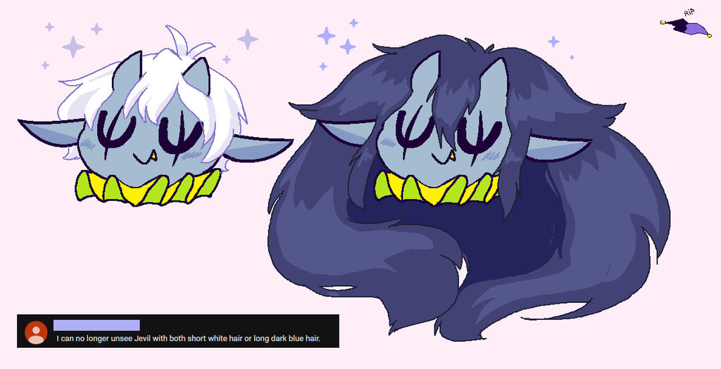 Jevil alt hairdos by KatelynnTheG on DeviantArt