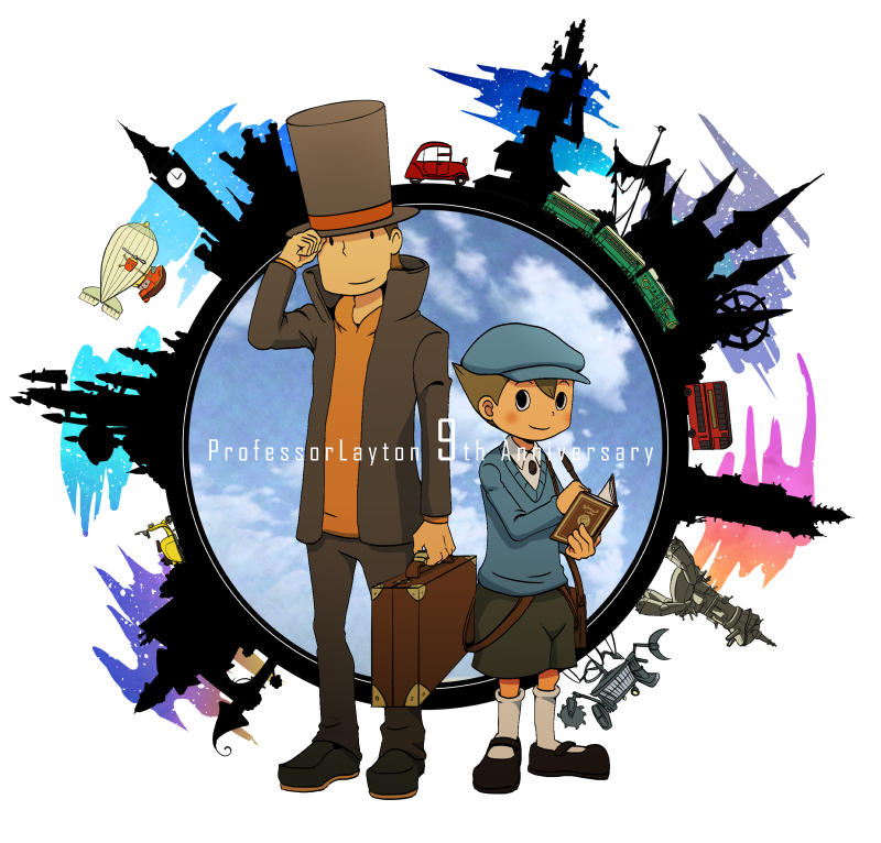 Professor Layton 9th Anniversary by maki5656 on DeviantArt Professor Layton 9th Anniversary by maki5656 on DeviantArt