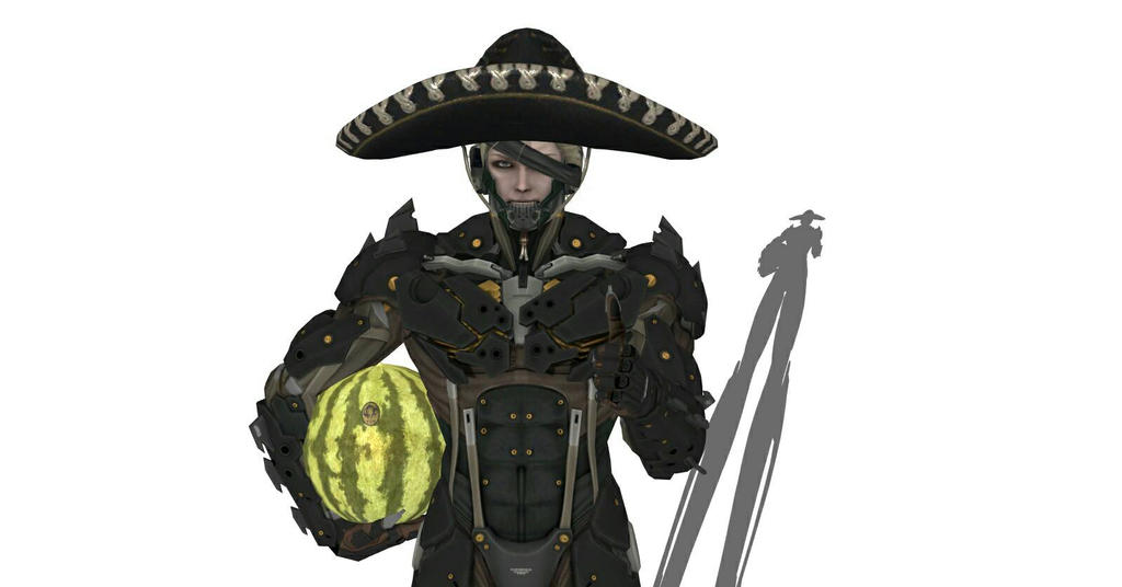 Raiden and watermelon by trishdemon on DeviantArt