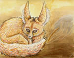 A Fennec Fox by autumnjaguar