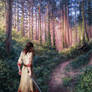 The girl with the sword