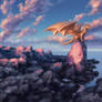 Dragon by the shore